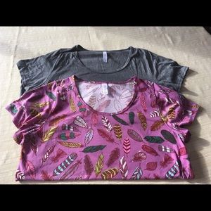 LulaRoe Perfect T bundle, size XL and 2XL